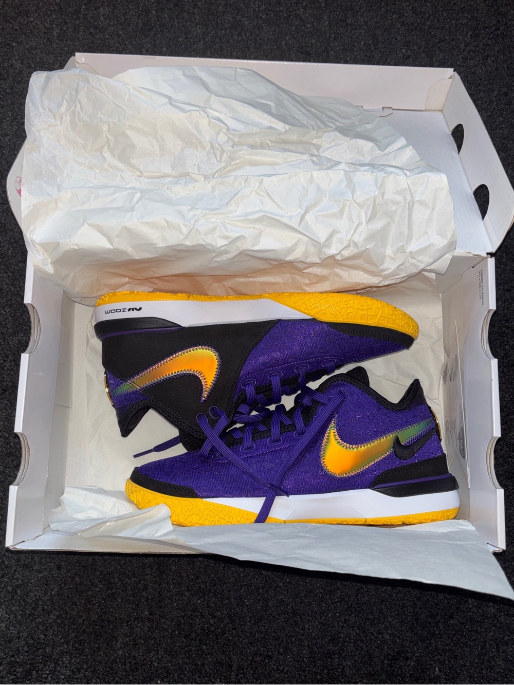 NEW Nike Zoom LeBron NXXT Gen Men’s 9 Women’s 10.5 DR8784-500 Lakers Purple Gold
